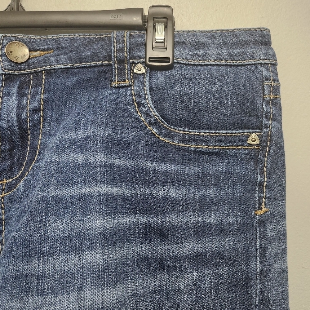 KUT women's Natalie denim shorts size 16 blue - Picture 2 of 9